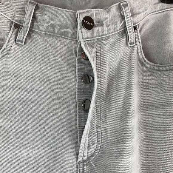 Goldsign gray button fly straight leg jeans size 30 NWT - Picture 5 of 16